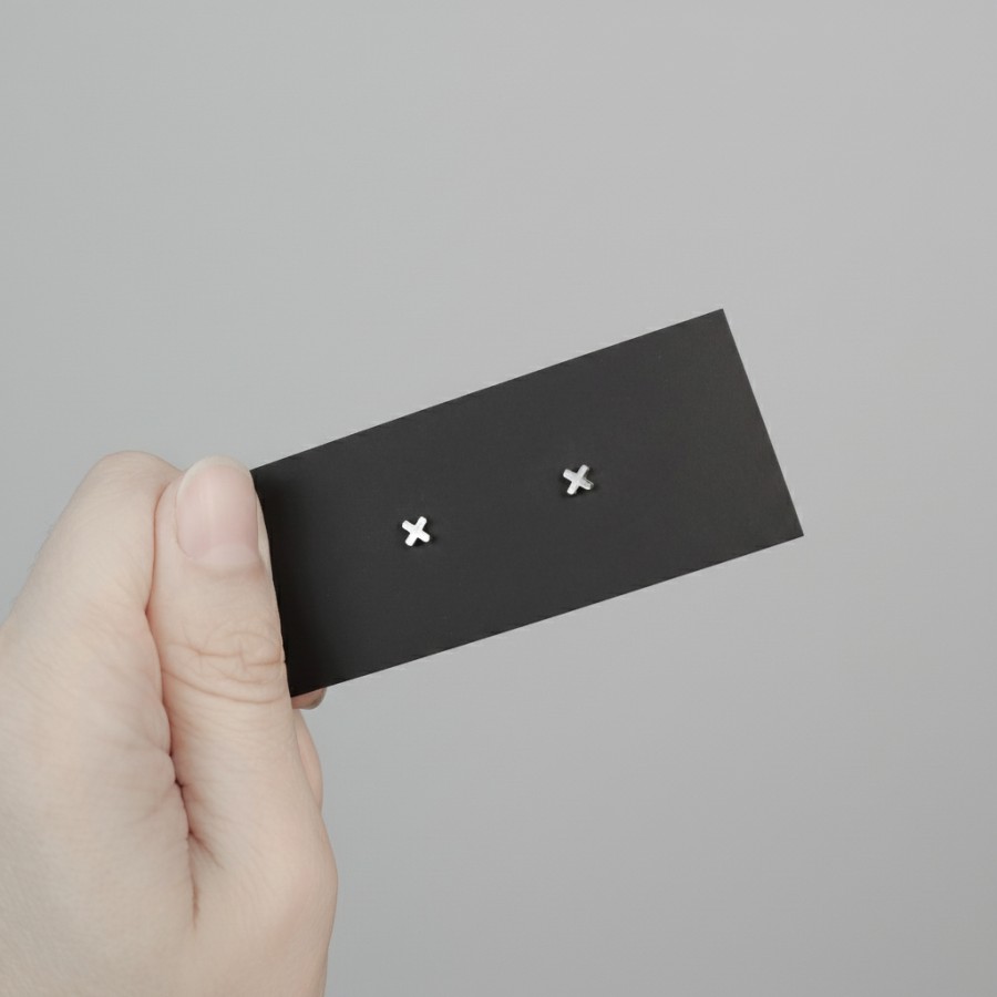 275 | Pliuso auskarai - vinukai